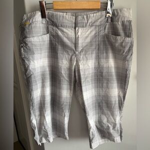 Black and White Plaid Shorts